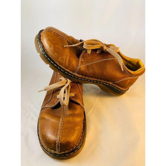 Doc Martens Mens 11 Brown Leather Tie Oxfords #112 main image 4